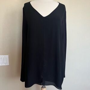 Lysse Black V-Neck Blouse